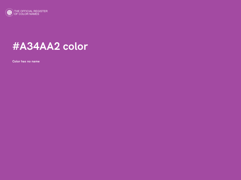 #A34AA2 color image