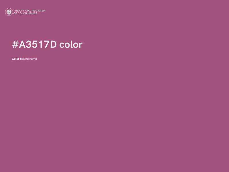 #A3517D color image
