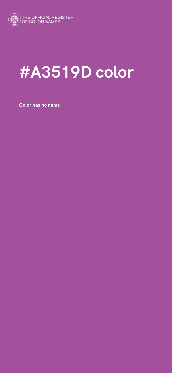 #A3519D color image