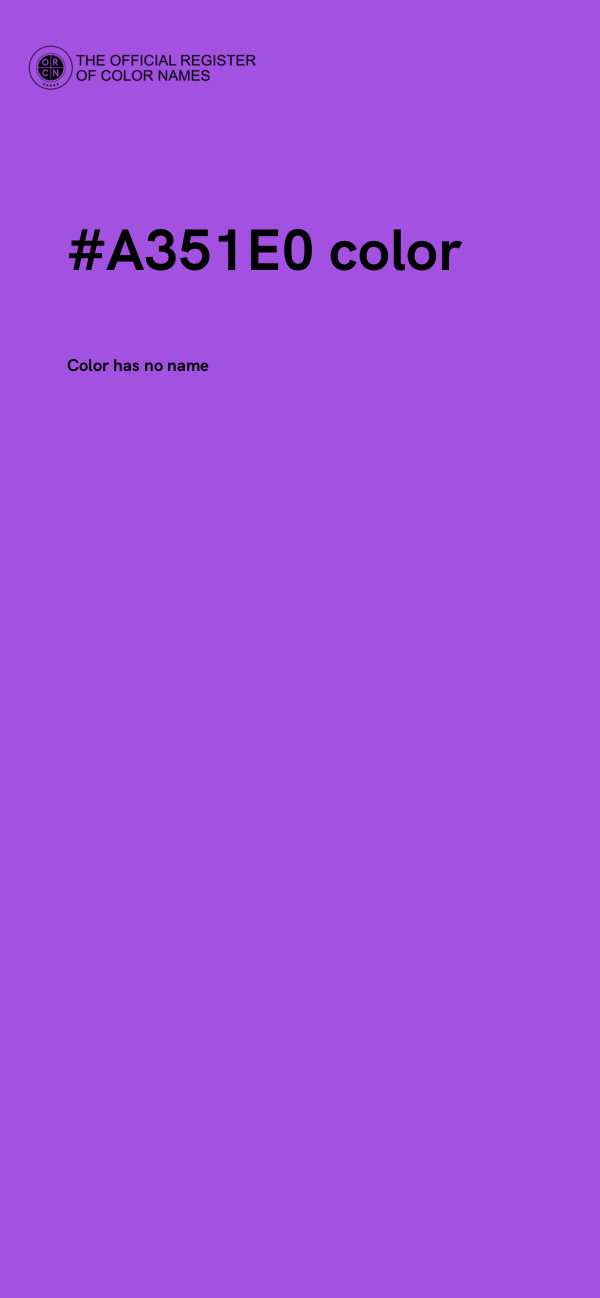 #A351E0 color image