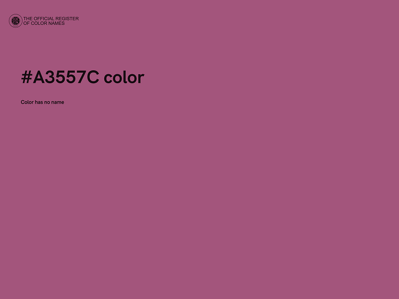 #A3557C color image