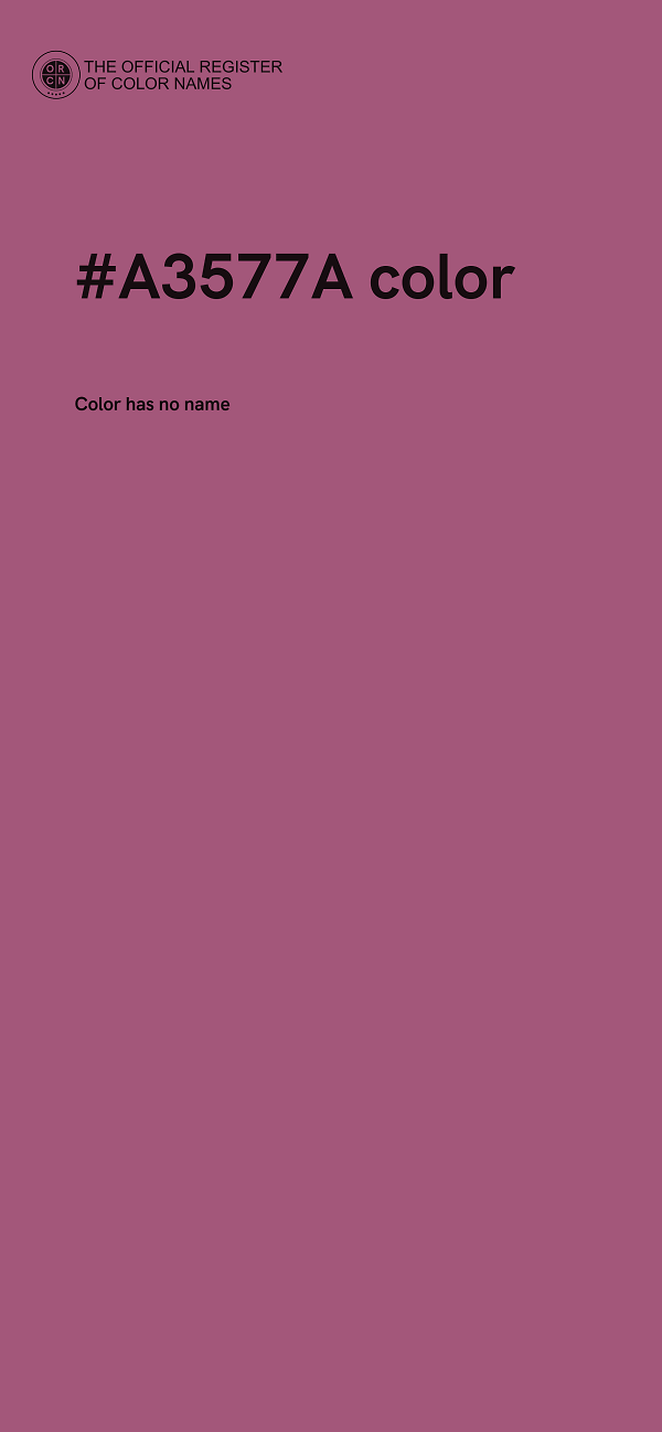 #A3577A color image