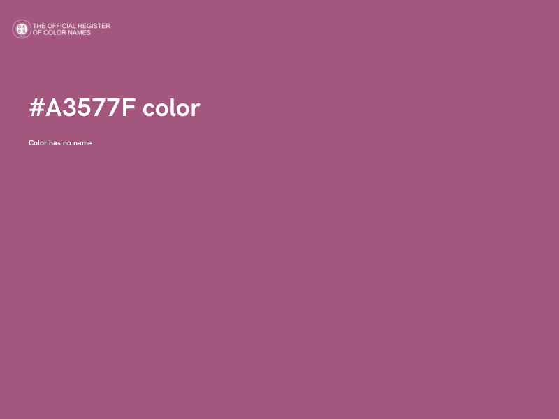 #A3577F color image