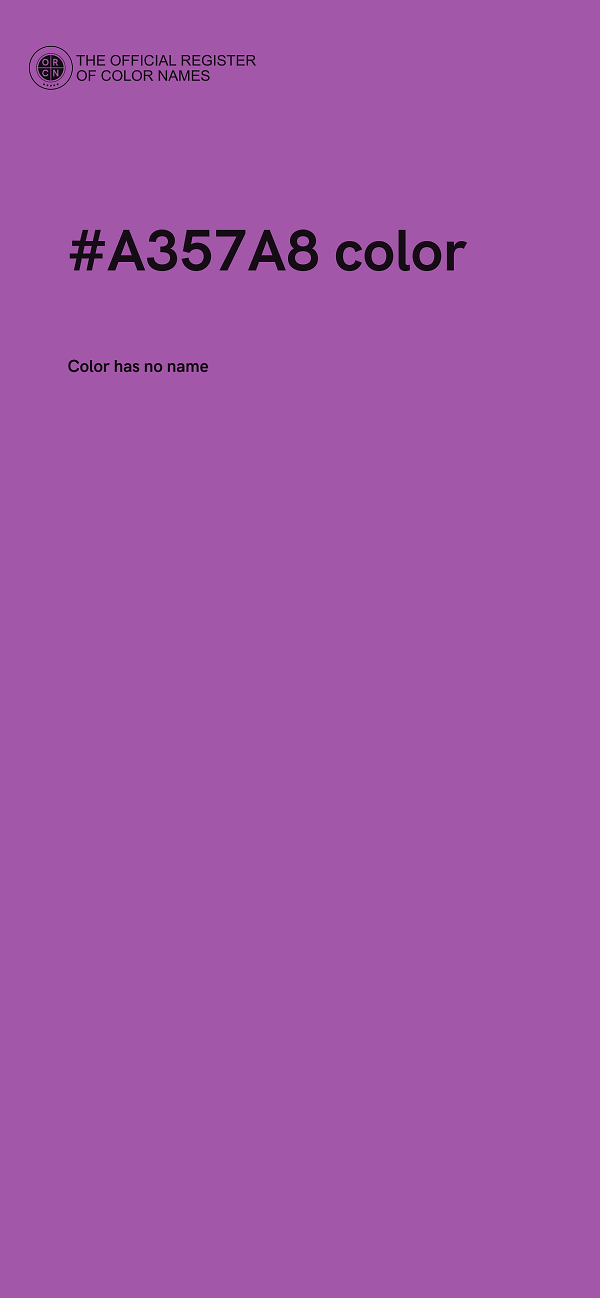 #A357A8 color image
