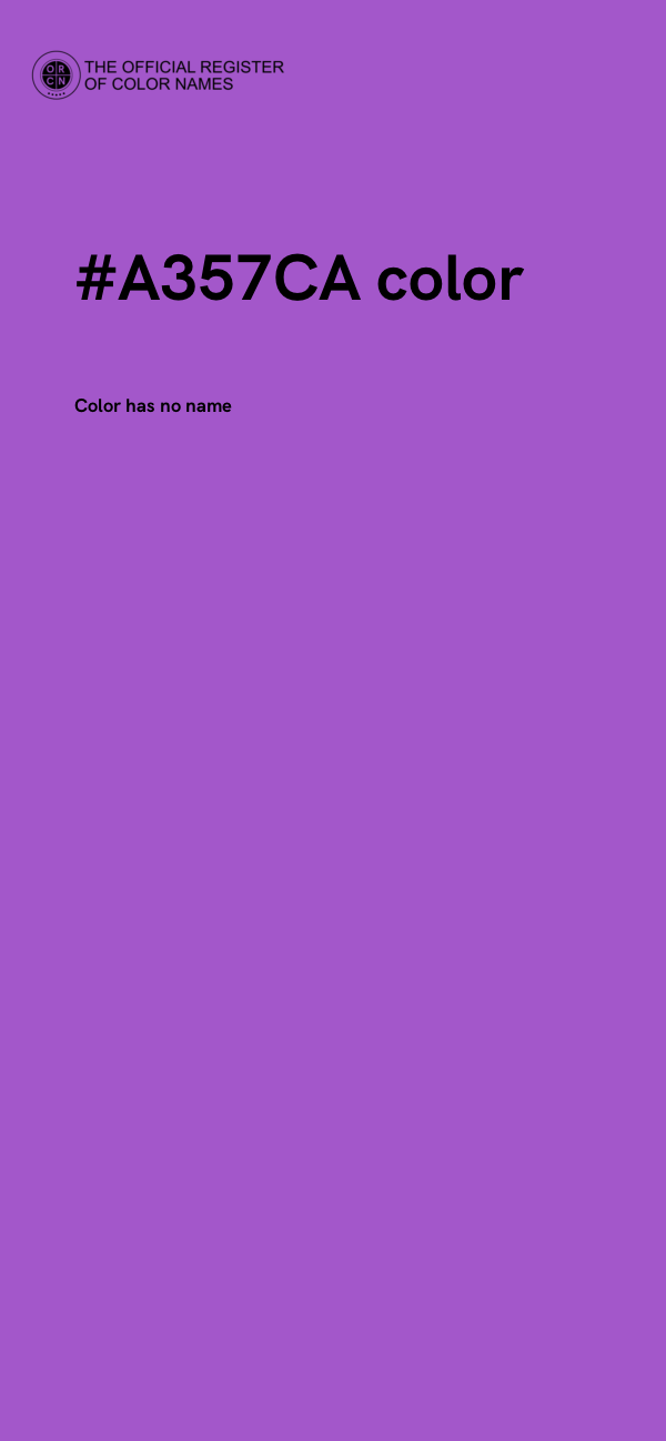 #A357CA color image
