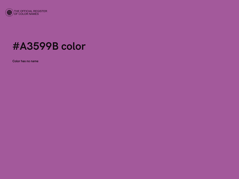 #A3599B color image