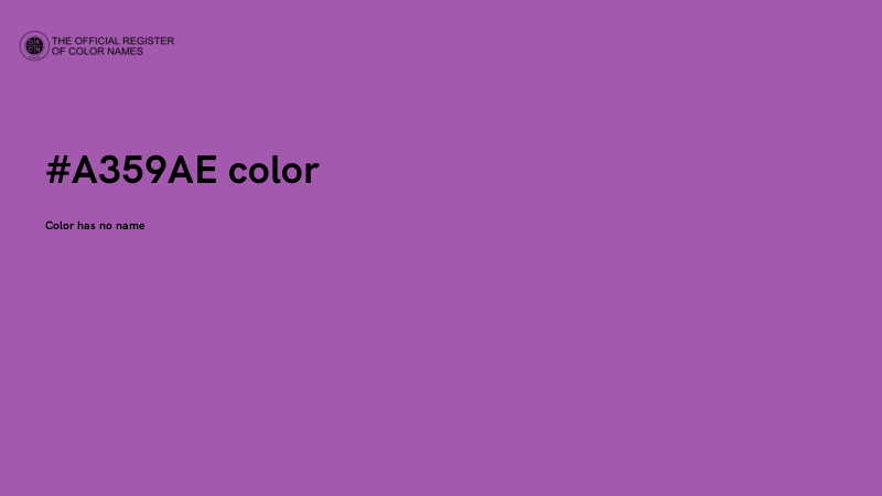 #A359AE color image