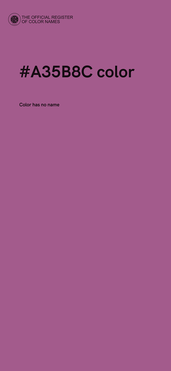#A35B8C color image