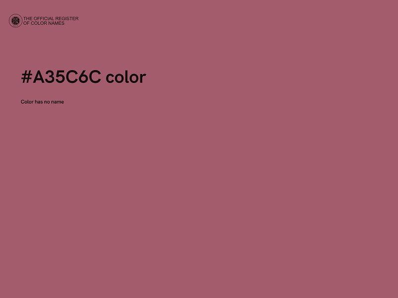 #A35C6C color image