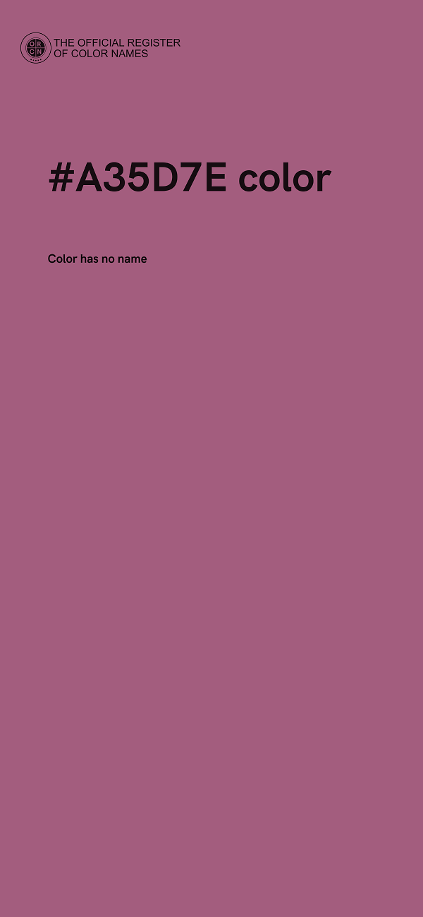#A35D7E color image