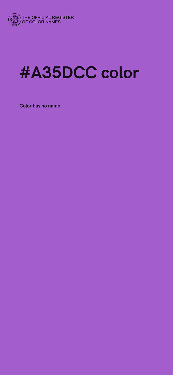 #A35DCC color image