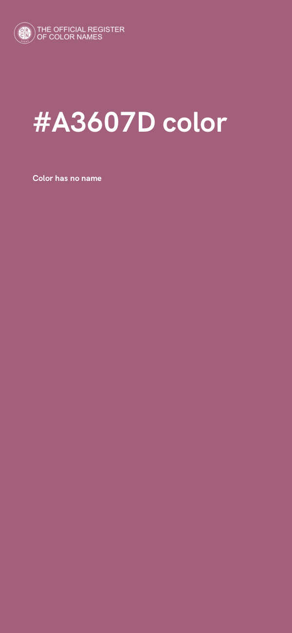#A3607D color image