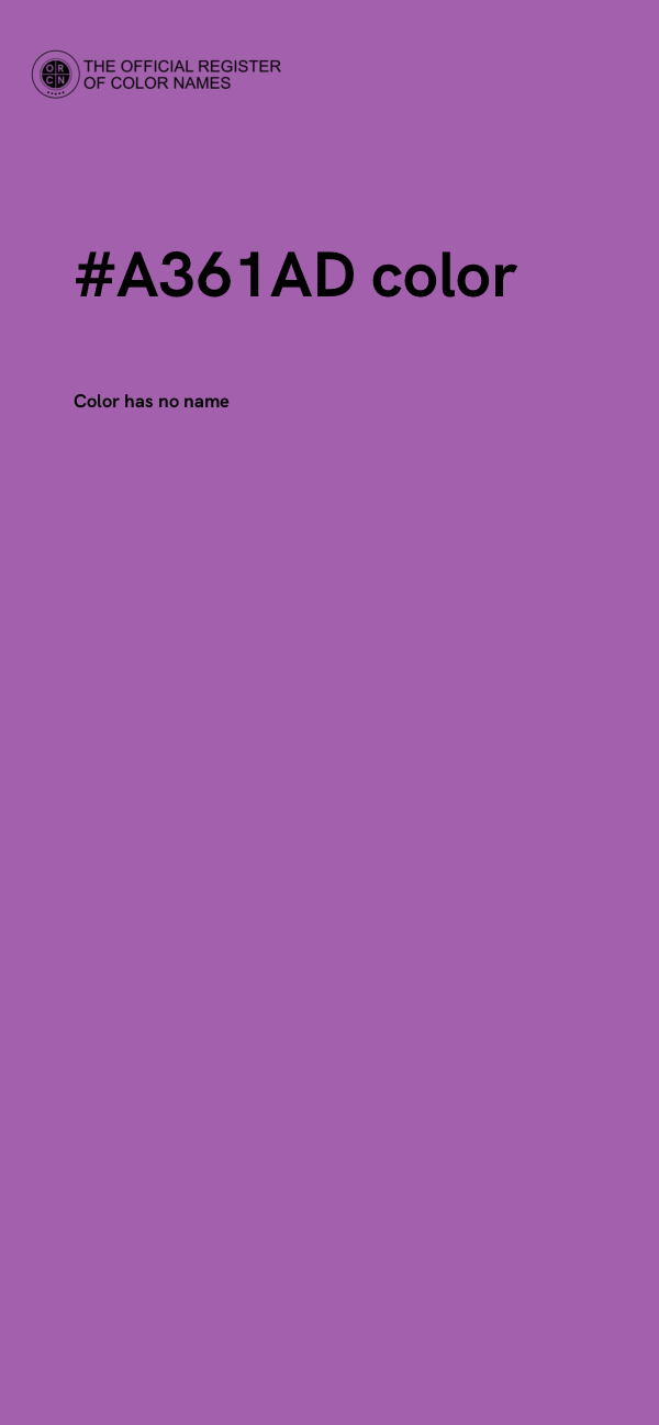 #A361AD color image