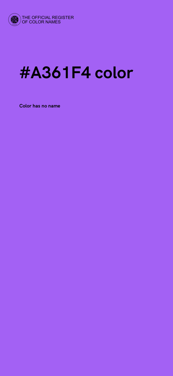 #A361F4 color image