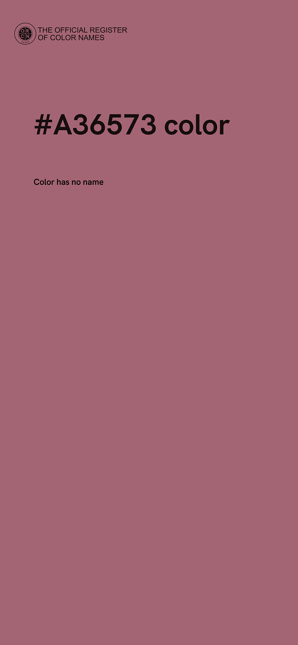 #A36573 color image