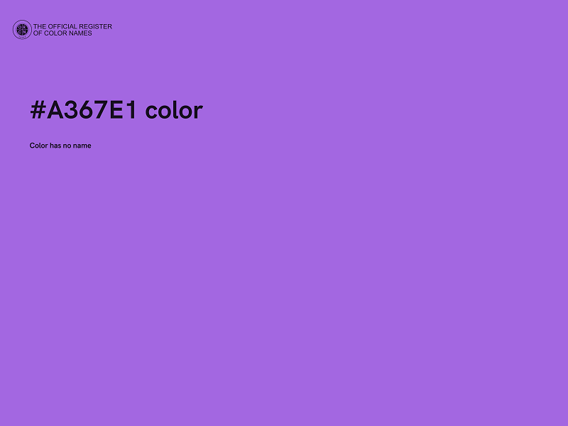 #A367E1 color image