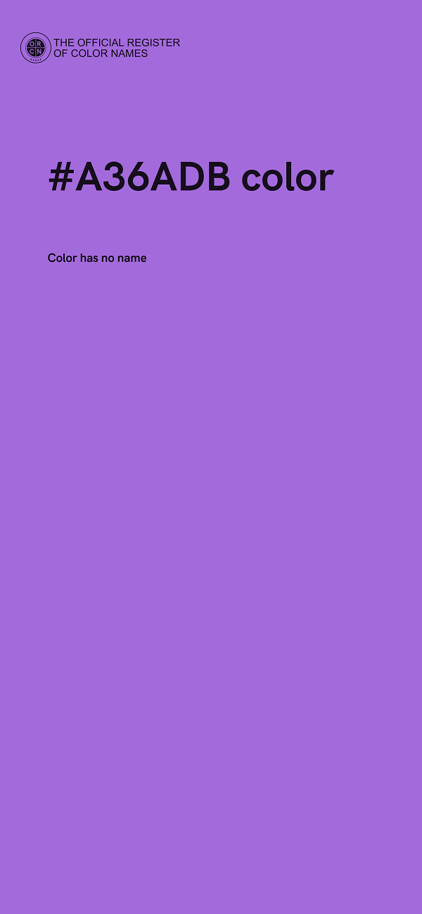 #A36ADB color image