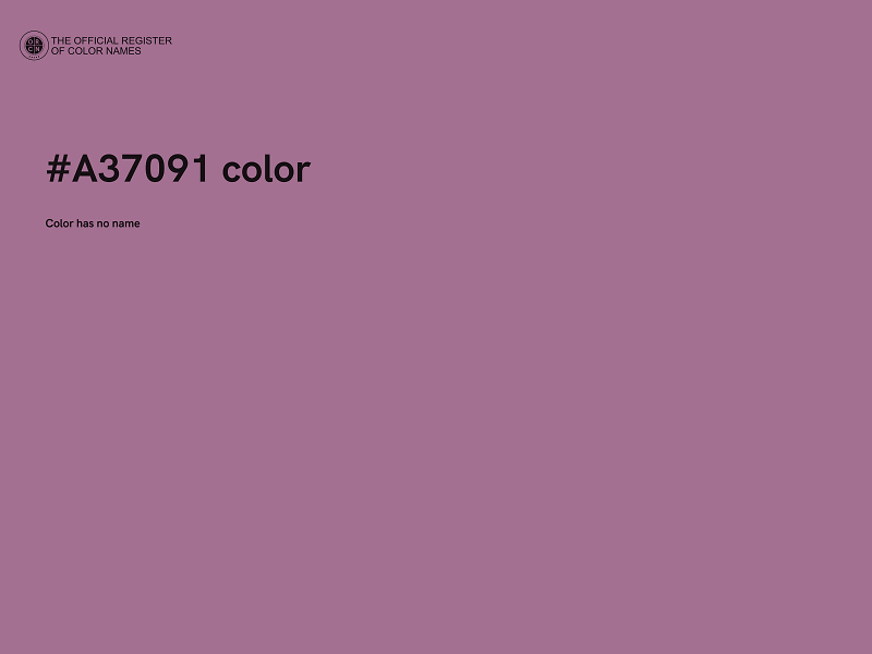 #A37091 color image