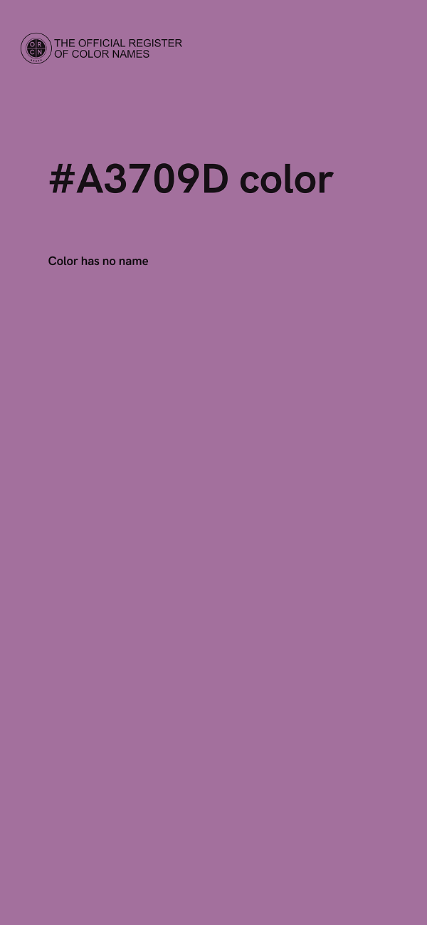 #A3709D color image
