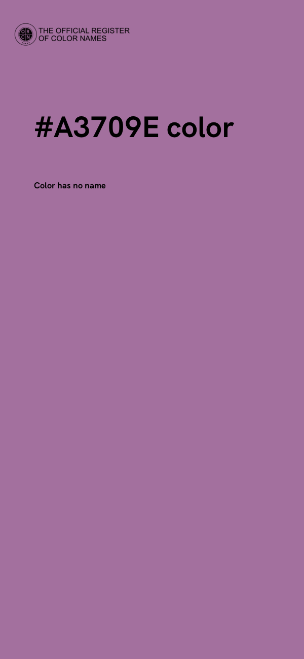 #A3709E color image