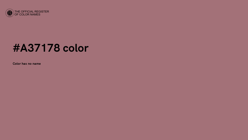 #A37178 color image
