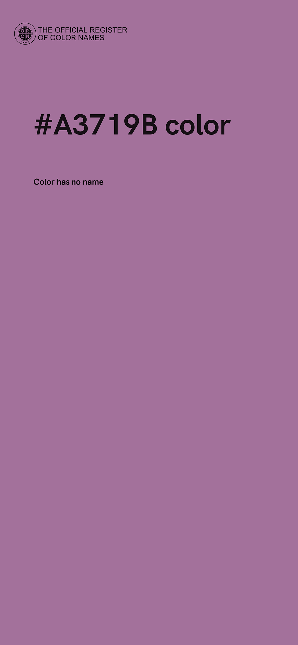 #A3719B color image
