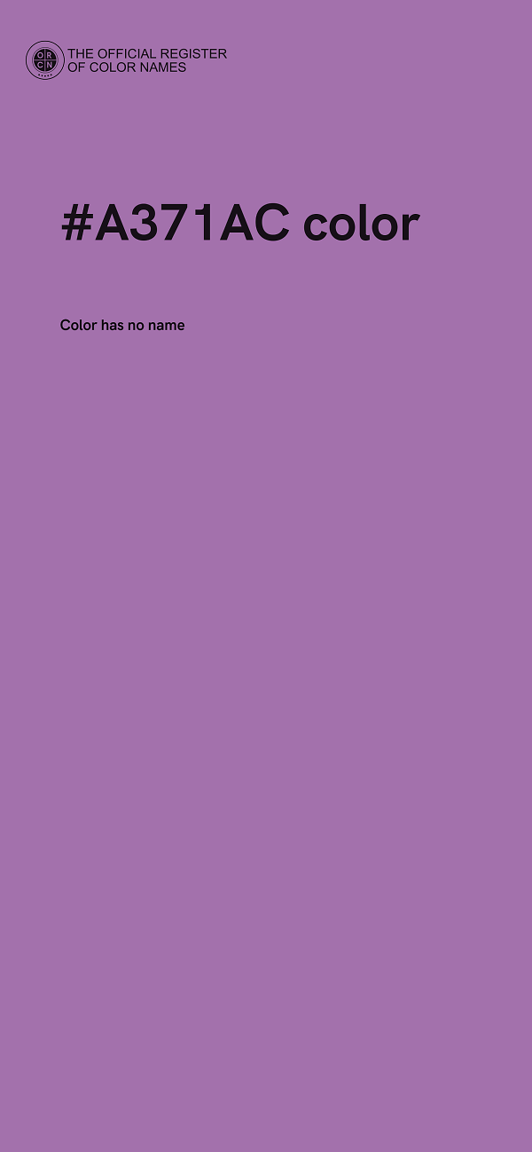 #A371AC color image