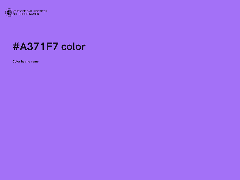 #A371F7 color image