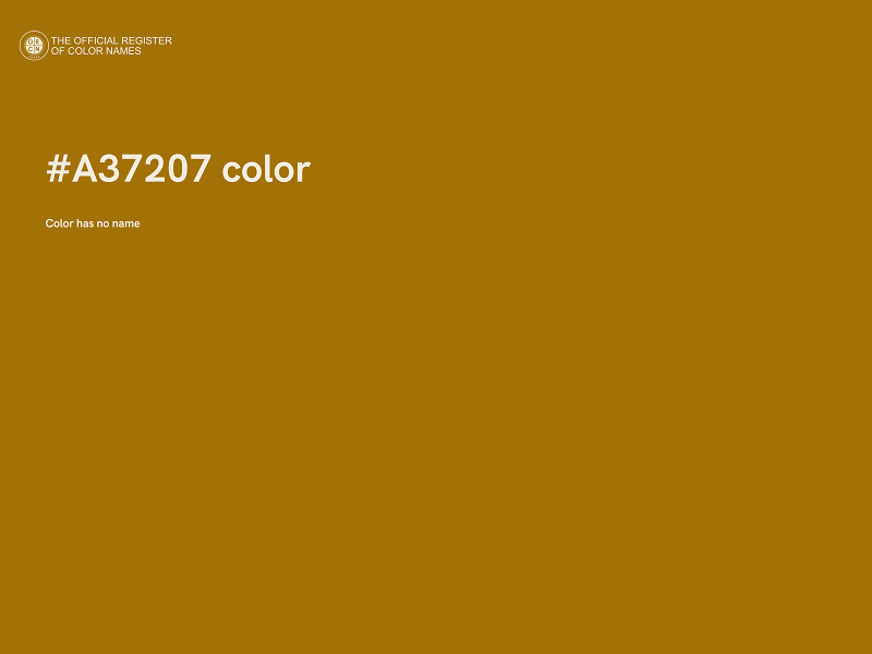 #A37207 color image