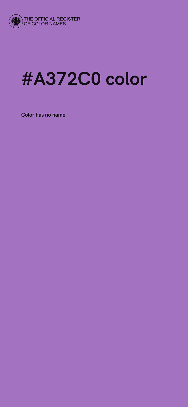 #A372C0 color image