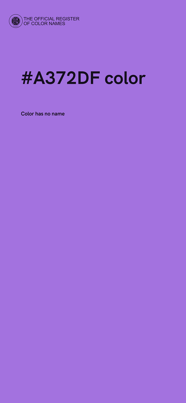 #A372DF color image