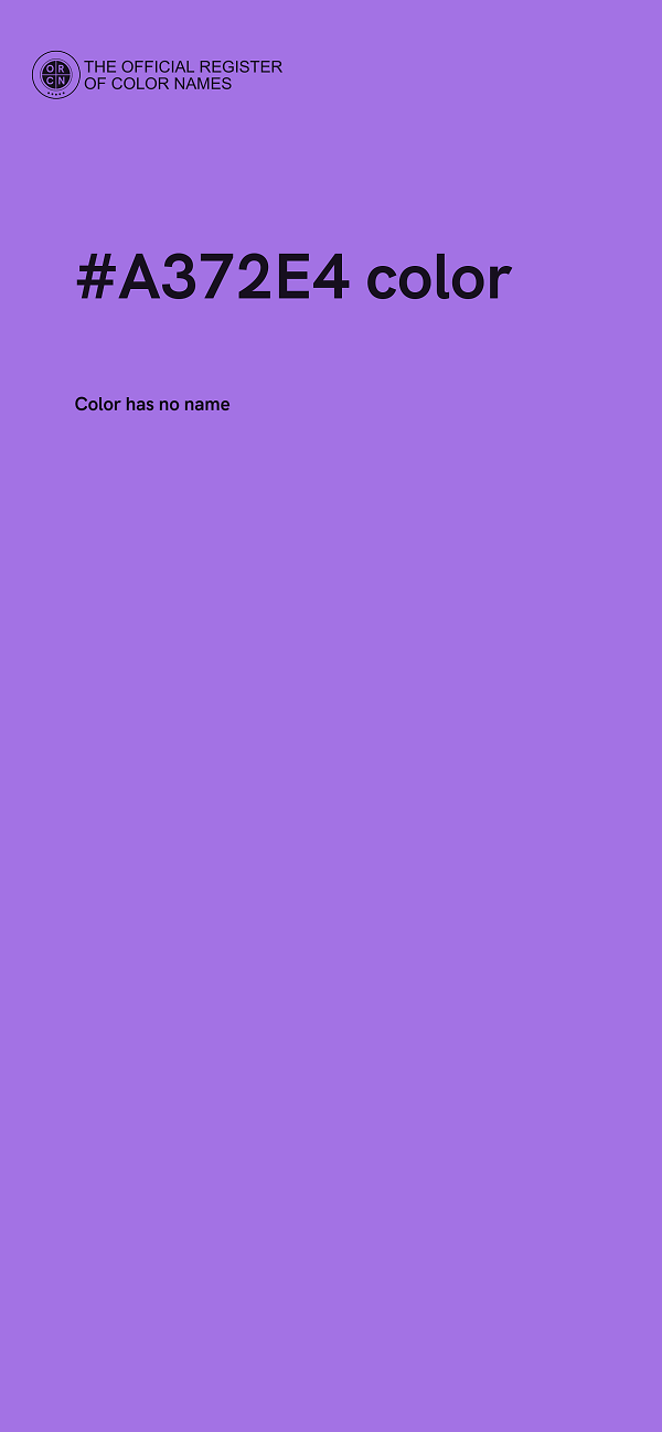 #A372E4 color image