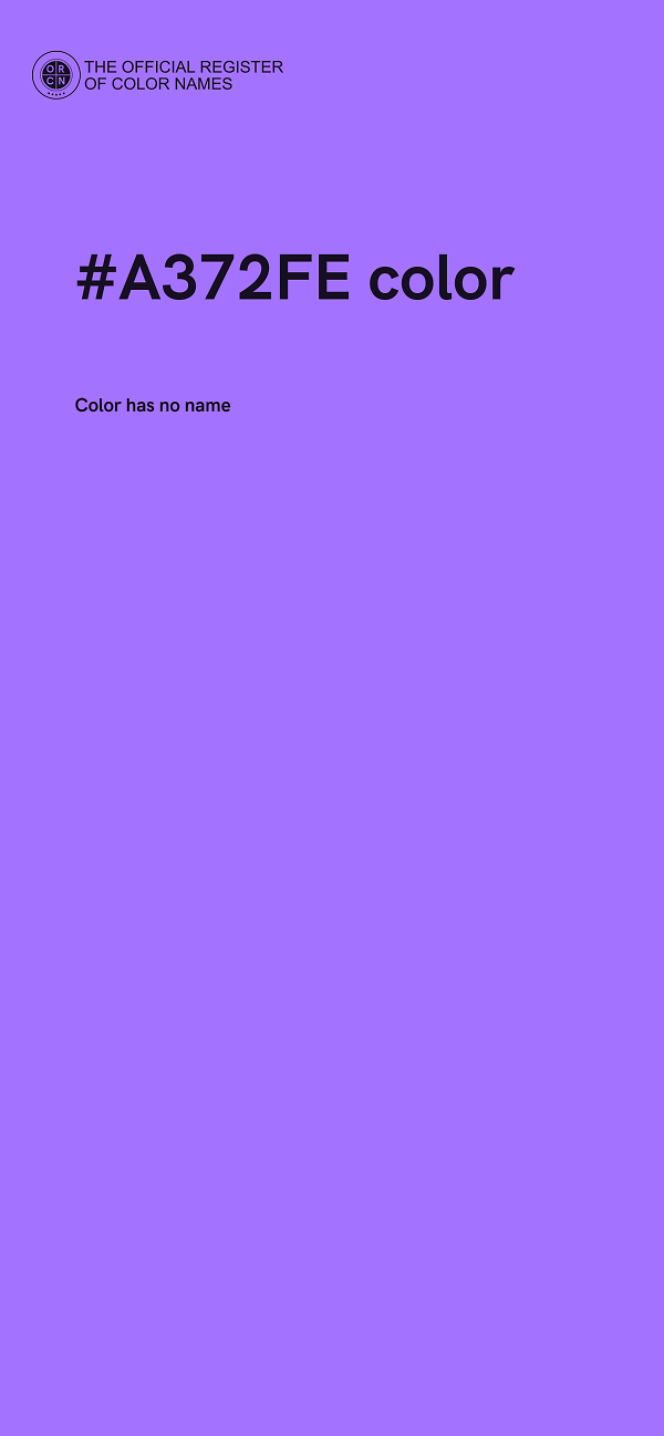 #A372FE color image