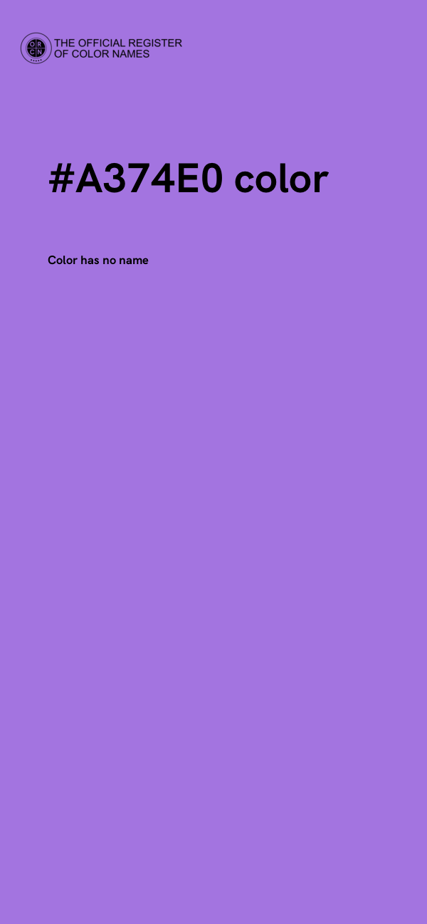 #A374E0 color image