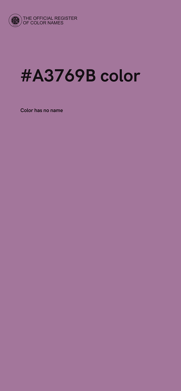 #A3769B color image