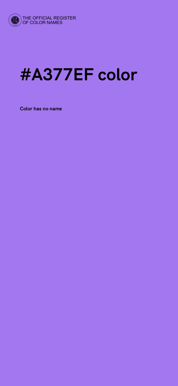 #A377EF color image