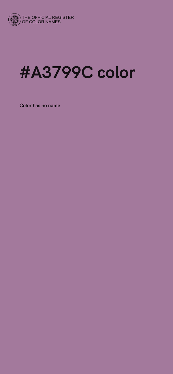 #A3799C color image
