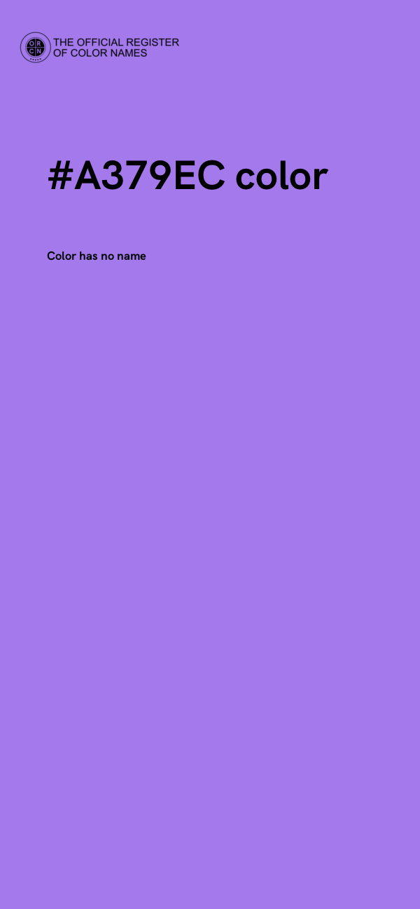 #A379EC color image