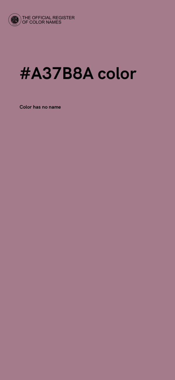 #A37B8A color image