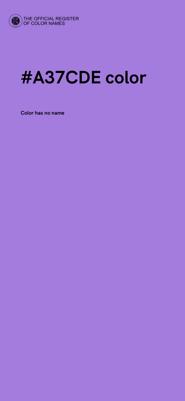 #A37CDE color image