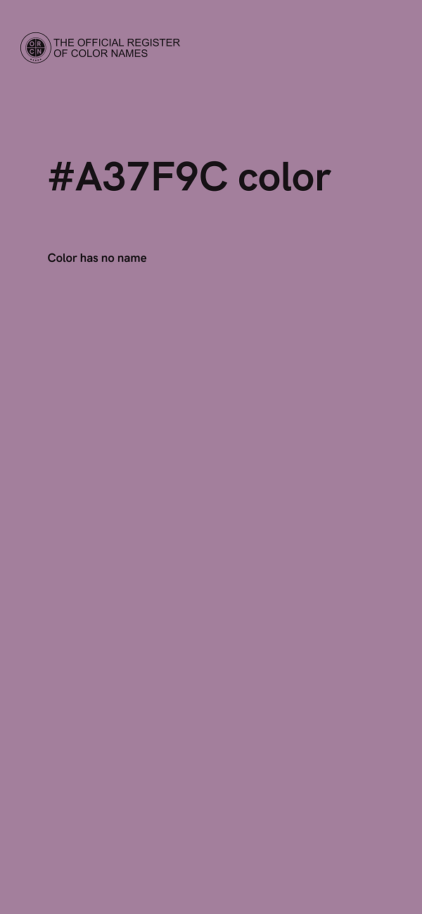 #A37F9C color image