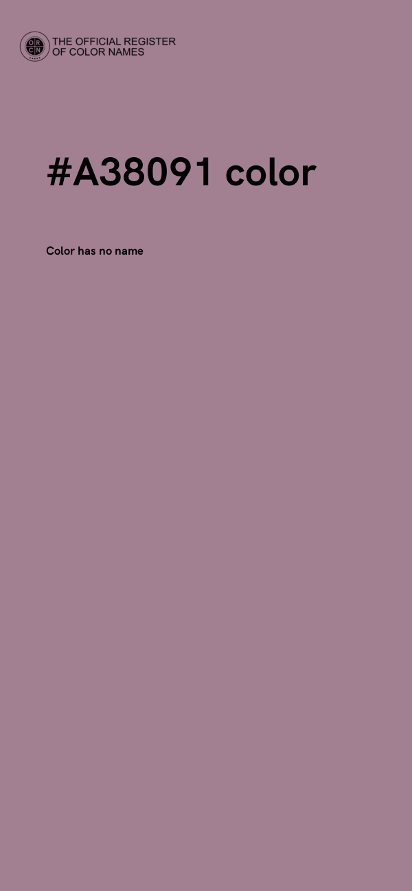 #A38091 color image