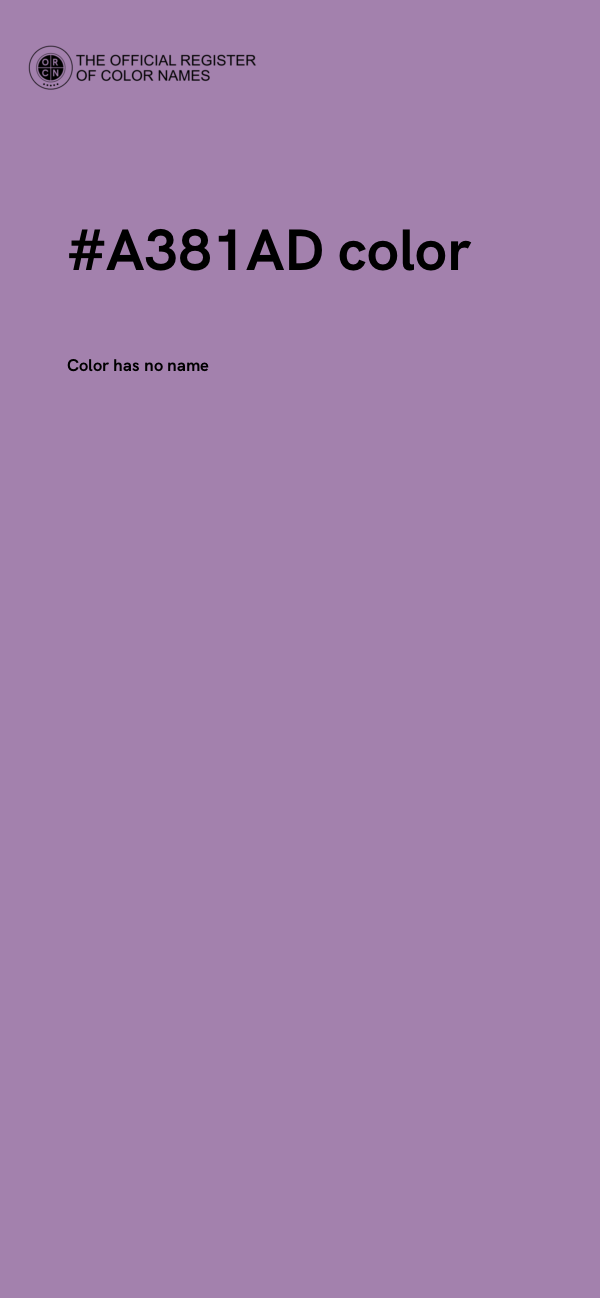 #A381AD color image