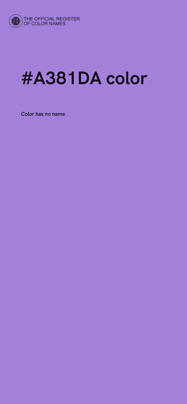 #A381DA color image