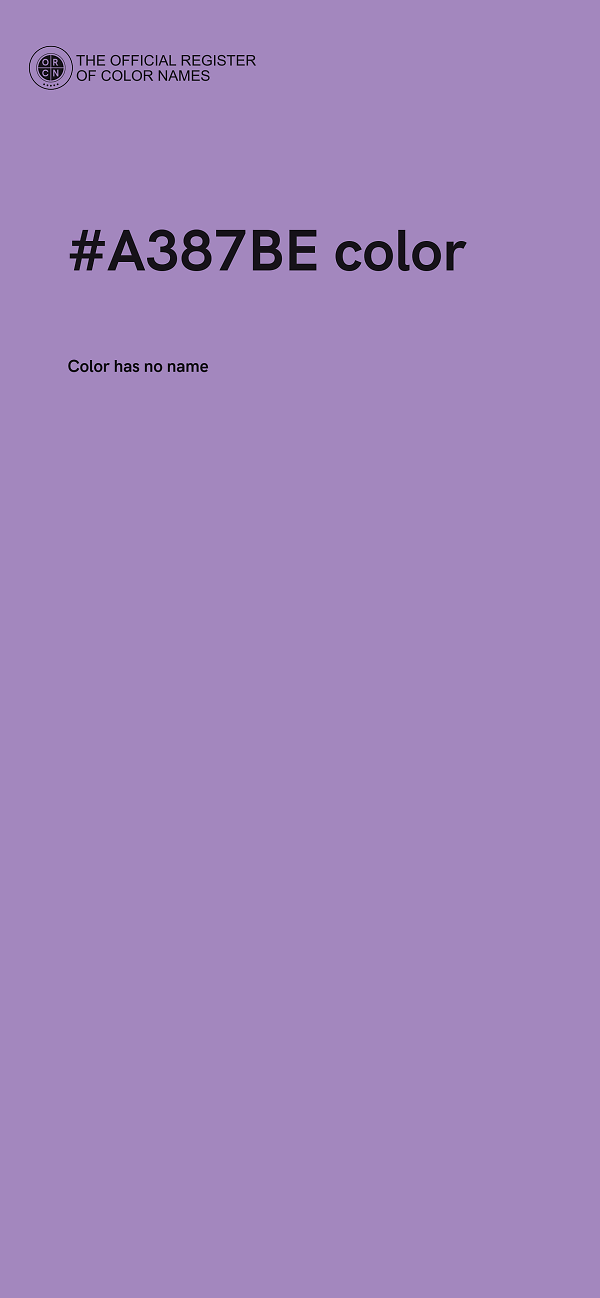 #A387BE color image