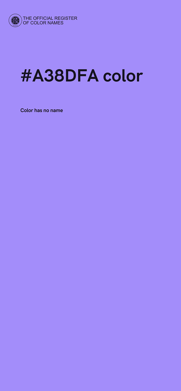 #A38DFA color image