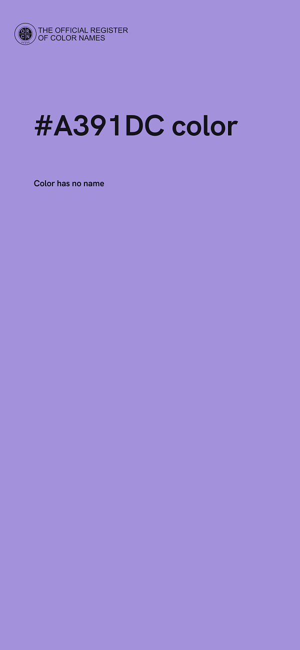 #A391DC color image