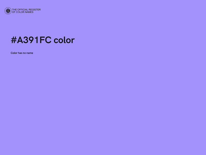 #A391FC color image