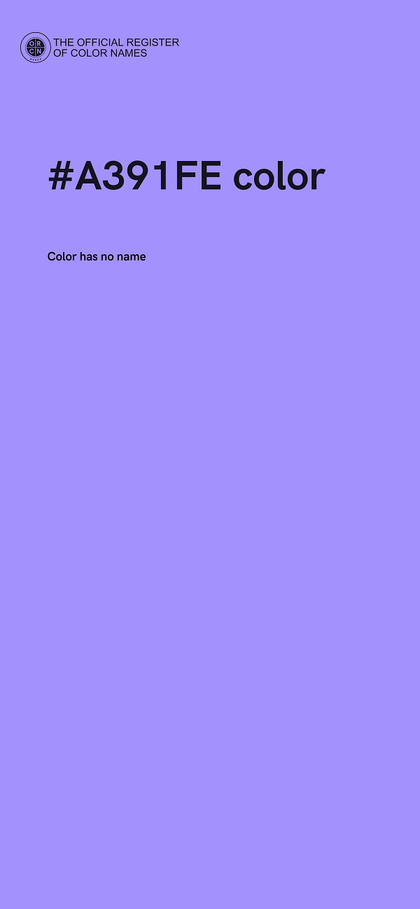 #A391FE color image