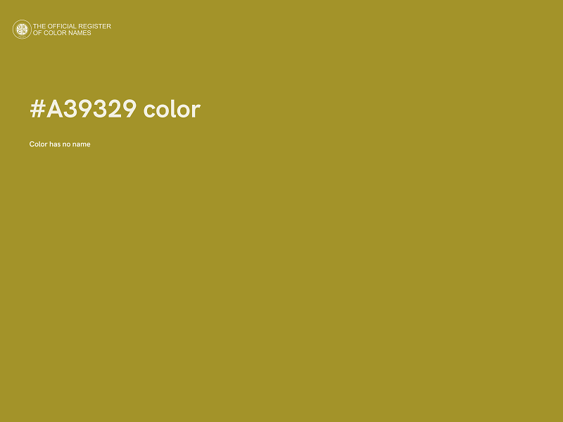 #A39329 color image